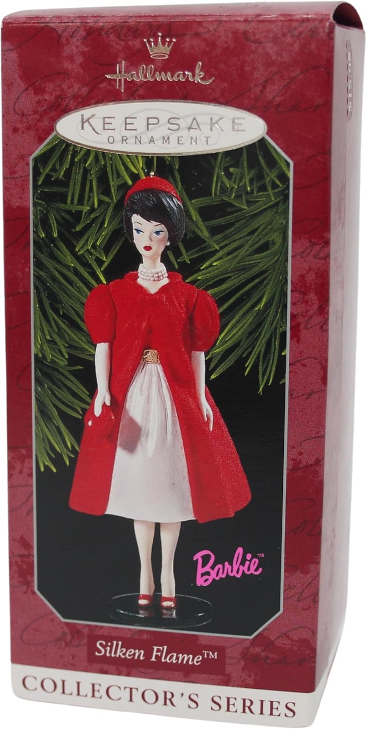 1998 Hallmark Keepsake Ornament Barbie Silken Flame