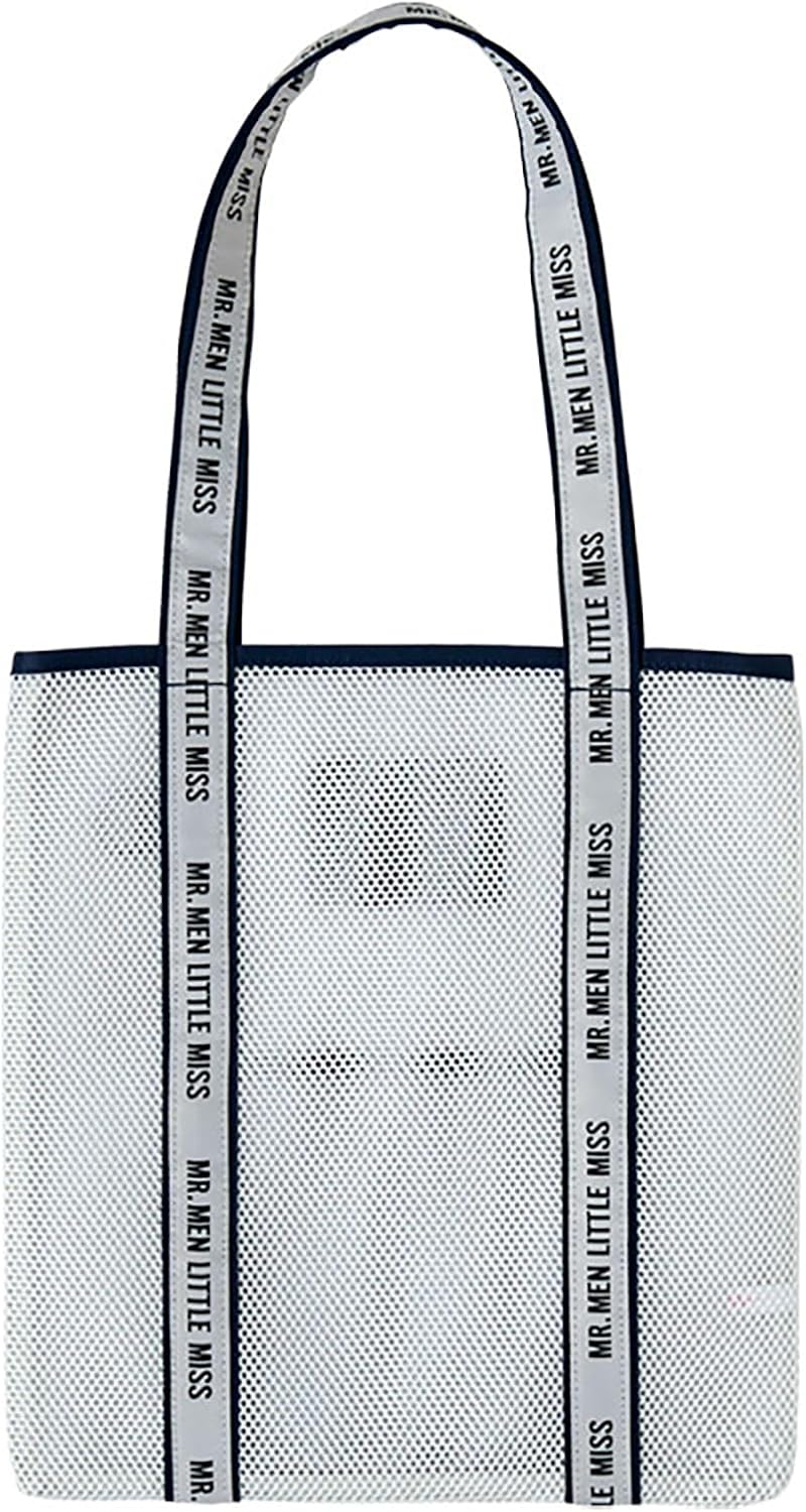 Sanrio 311022 Mr Men Little Miss Tote Bag (Mood Typographic Design), for Ages 3 and Up