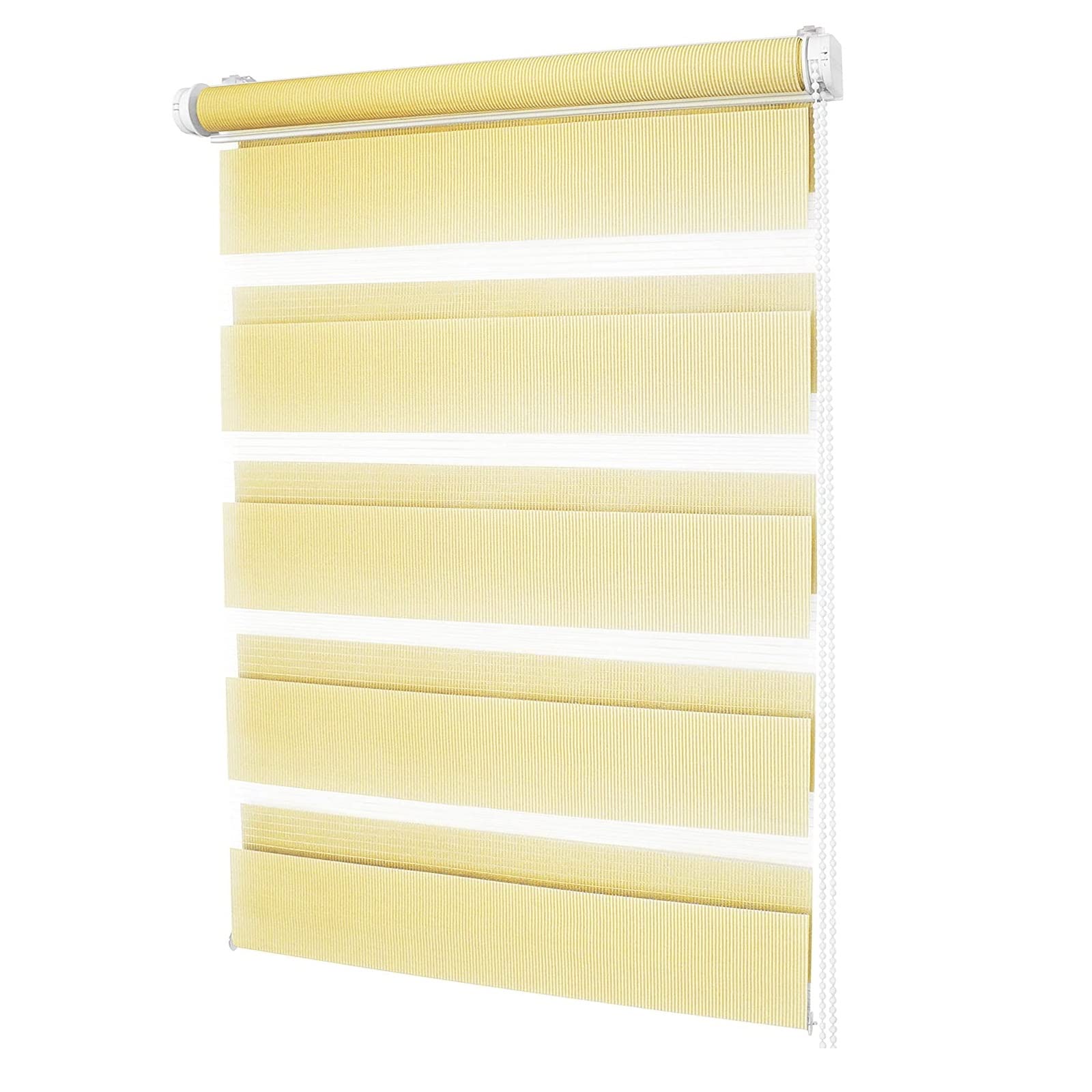 Tenda oscurante in tessuto impermeabile, 95 x 280 cm, per bagno e ufficio, colore beige, completa di accessori