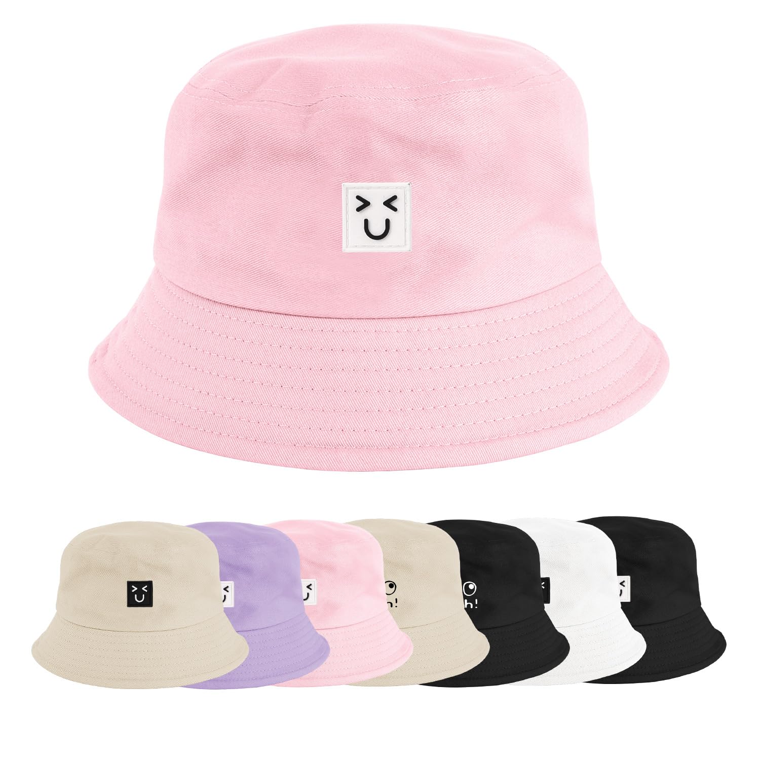 Xnova Fischerhut Bucket Hat Herren Damen Bunt, Druck Mütze Strand-Sonnenhut Anglerhut Sonnenschutz, Baumwoll Sommerhut Bestickte Fischerhüte Freizeithut Unisex Outdoor Hüte