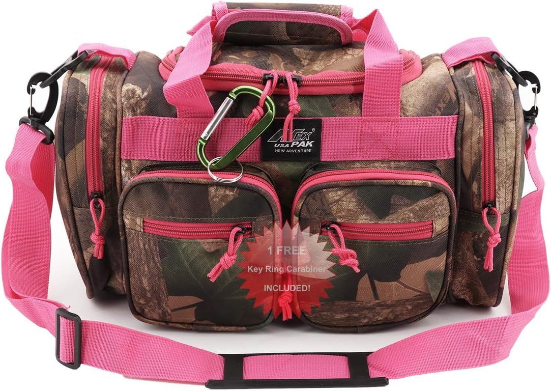 Nexpak USA Duffle Duffel Hot Pink Hunter Camo Small 15