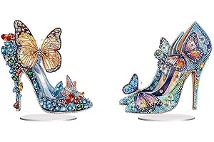 ARTopet Special Shaped DIY Diamond Art Painting Butterfly High Heels Ornament