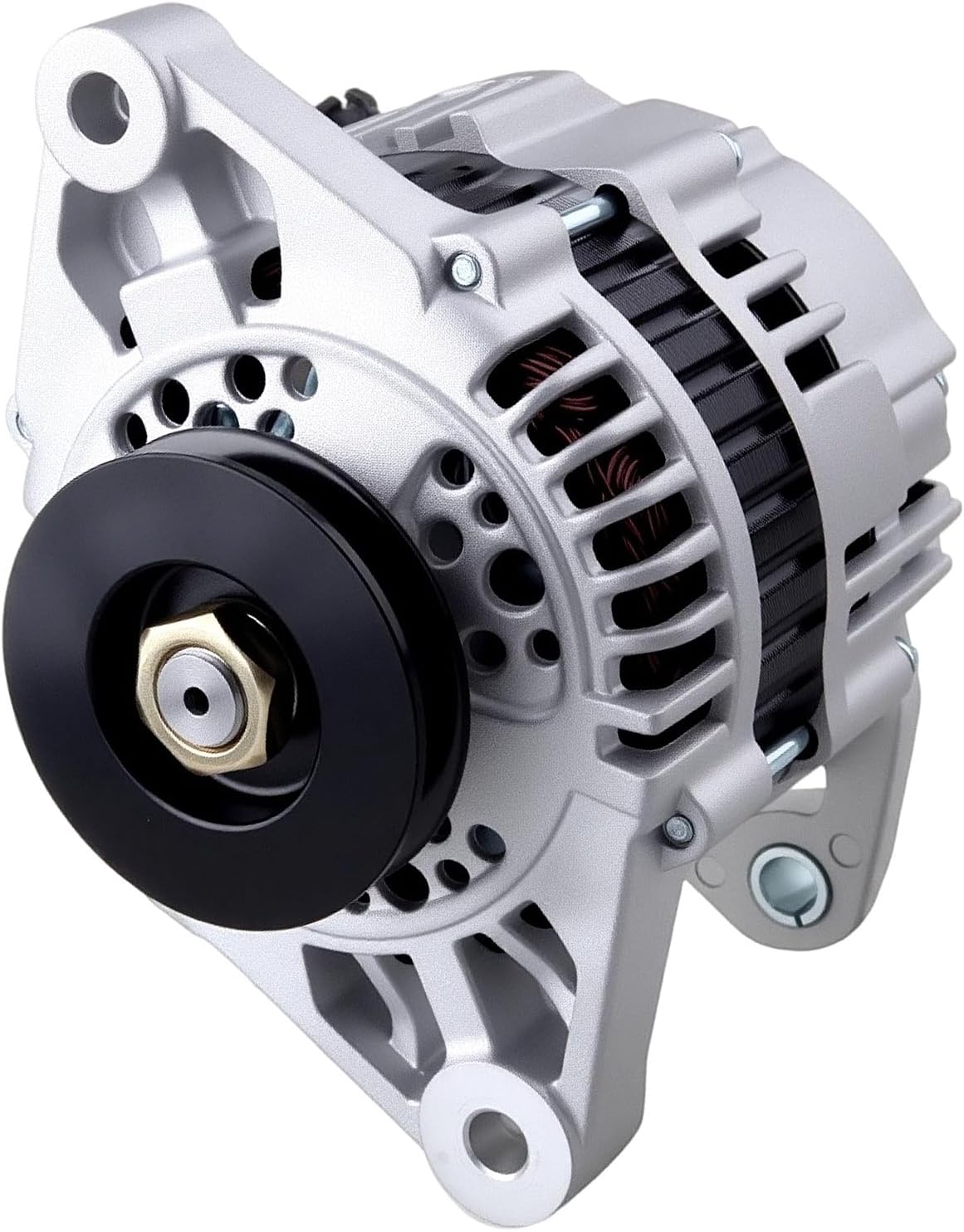 ASAPE 13778 High Output Replacement New Alternator Fit for 1998-2004 for Nissan Frontier 2.4L 2000-2004 for Nissan Urvan 2.4L 2000-2004 for Nissan Xterra 2.4L