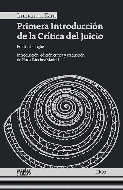 Portada de Primera introducción de la Crítica del Juicio