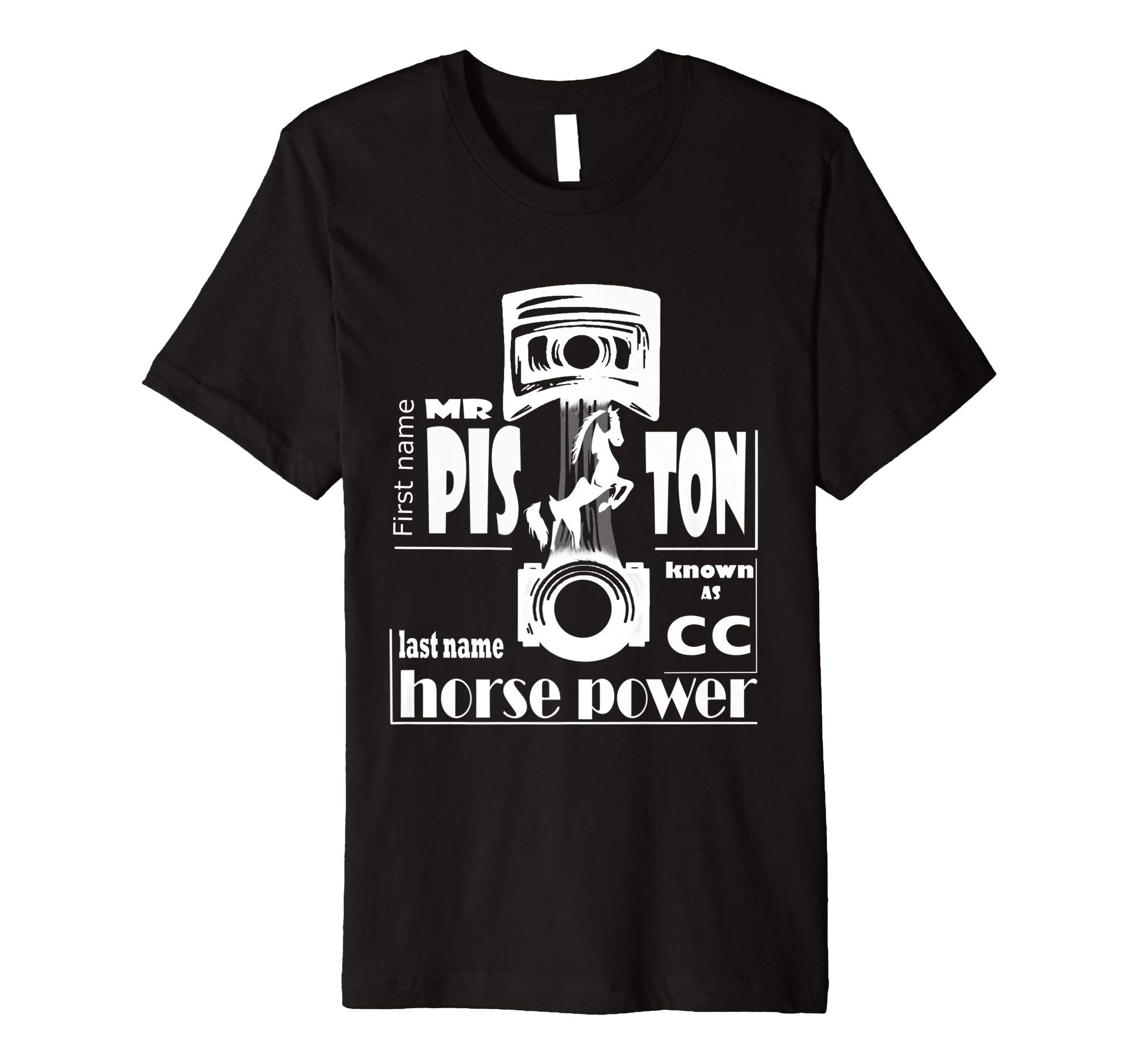 First name MR piston,last name horse power, known as CC