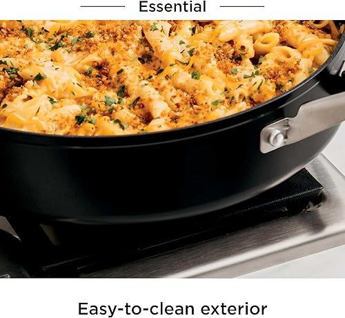 Miniatura 4 de Ninja NeverStick Essential - Juego de utensilios de cocina de 10 piezas, C19010 Ollas y sartenes antiadherentes duraderas, anodizadas duro, aptas