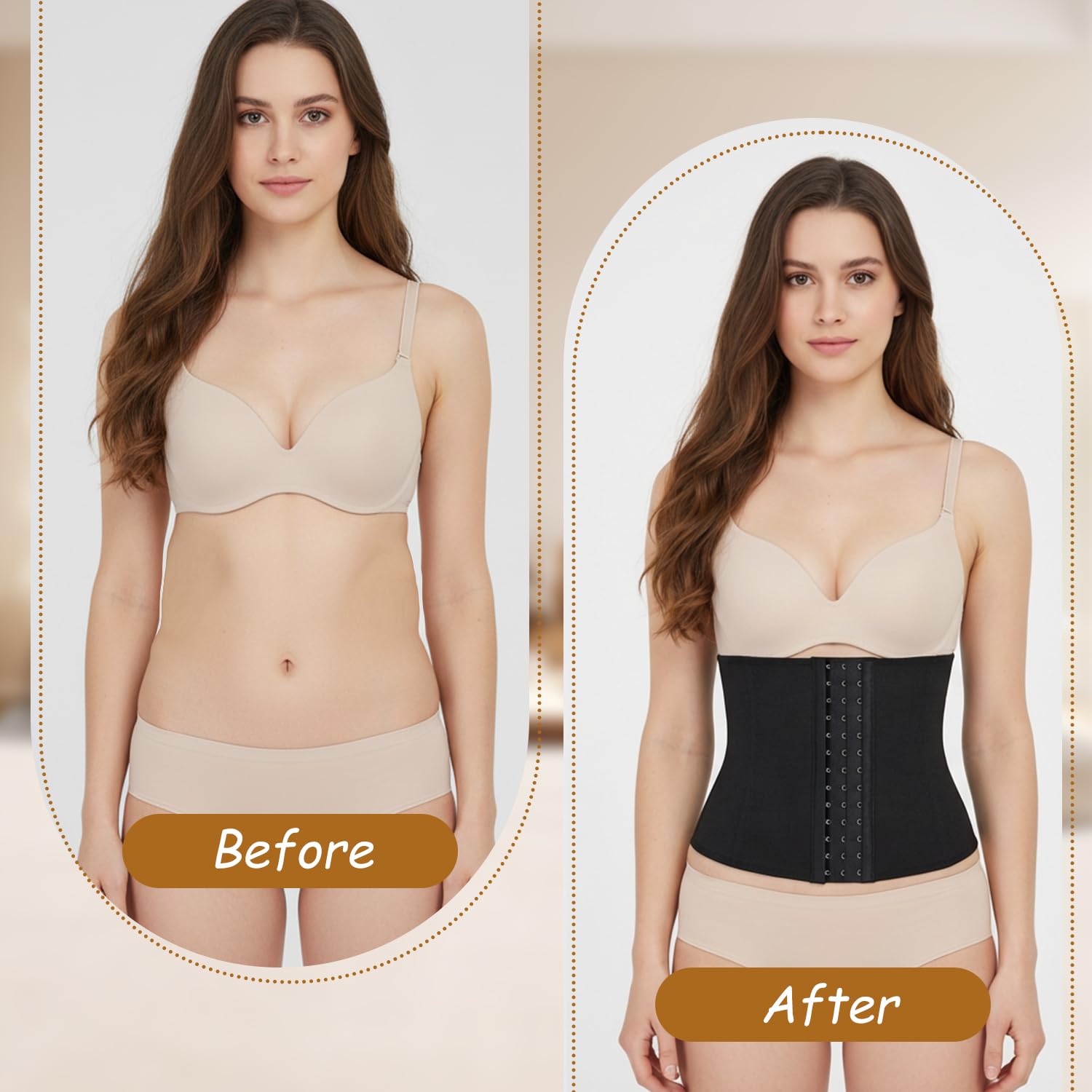 Faja Reductora, Faja posparto Ajustable para aplanar el Abdomen, Faja de Malla Transpirable, Moldeadora de Cintura para Mujer, Faja Moldeadora Adelgazante.