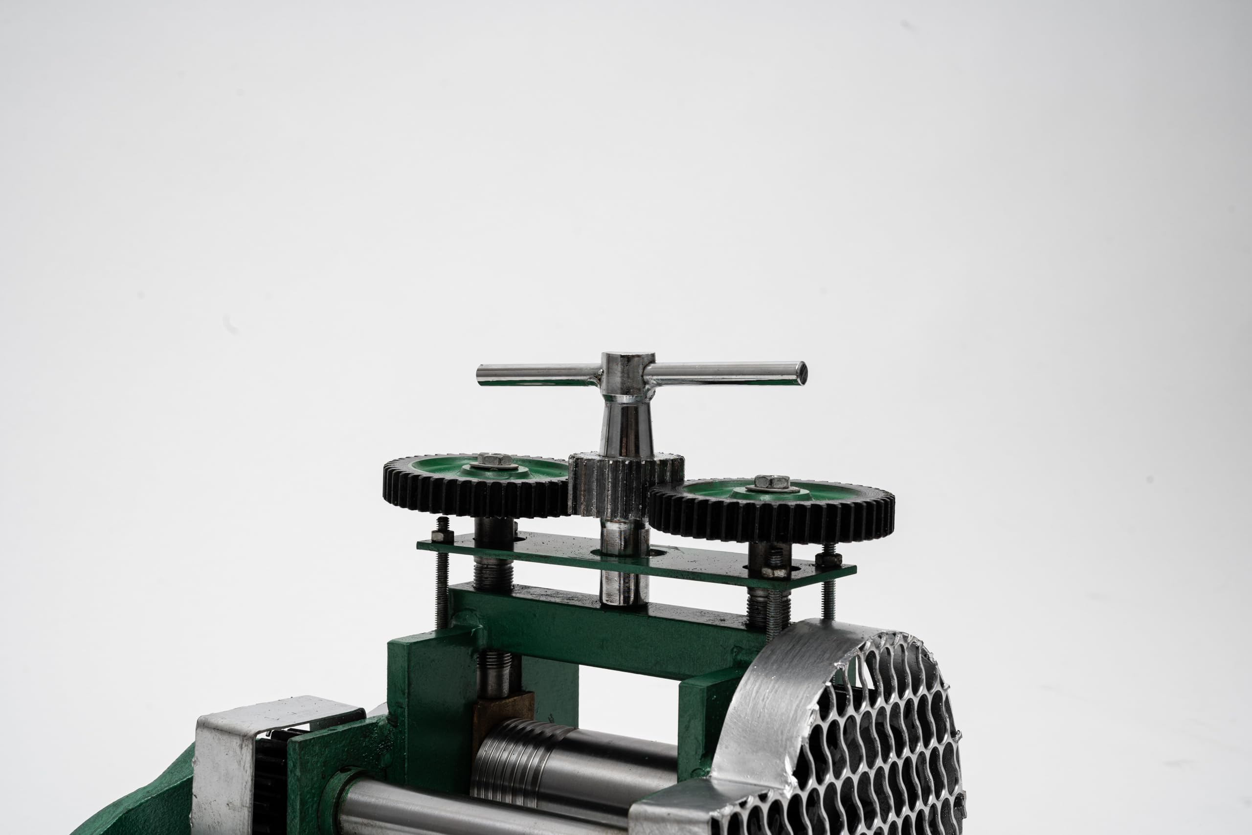 LNINNERY Manuelle Walzwerk Maschine 58 * 120mm Manuelle Walzwerk Maschine für Schmuck und Reparatur