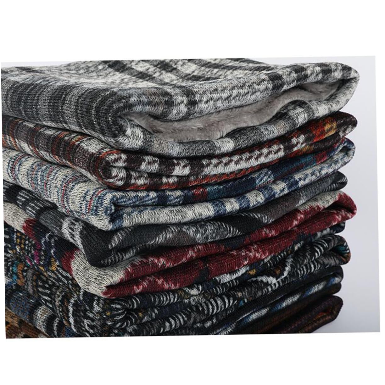 PACKOVE 3 Pz scaldacollo autunno inverno scaldacollo da sci in pelliccia sintetica sciarpa in finta pelliccia sciarpa calda bavaglino di peluche Copertura Collari