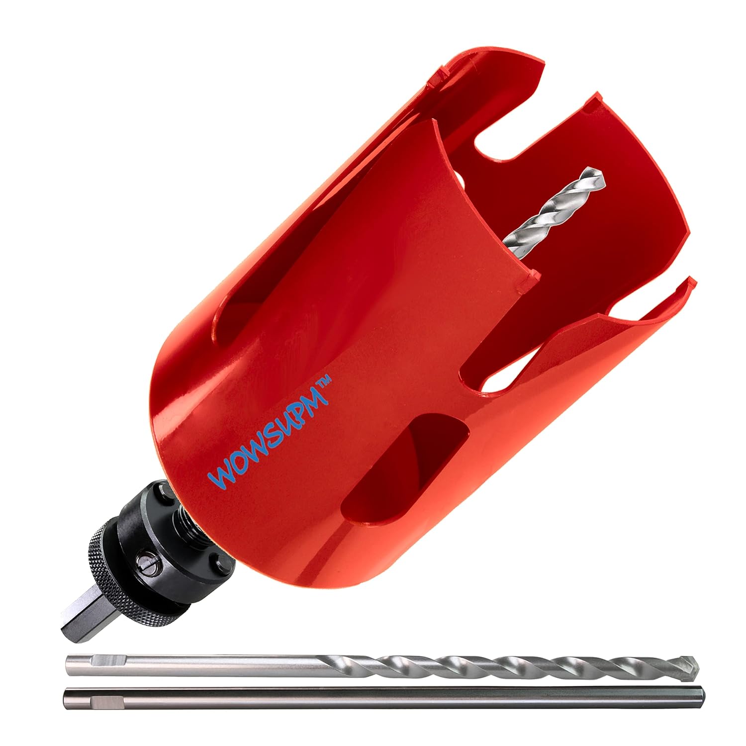 4-1/4” Carbide Tipped Deep Hole Saw Cutter 2.36” Depth for Multiple Purpose Hardy Plank MDF Wall Tile 10X More cuts 5X Faster