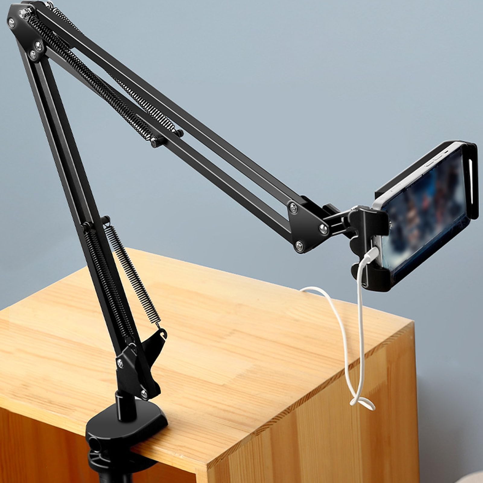 Supporto Flessibile Per Smartphone Con Treppiede, Clip Regolabile In Alluminio Per Live Streaming E Vlogging