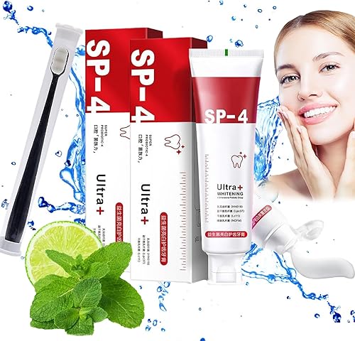 Pasta de dientes Sp-4 Ultra Whitening, Sp-4 Ultra Whitening, 123 piezas Sp-4 Ultra Pasta de dientes blanqueadora, pasta de dientes probiótica Sp-4,