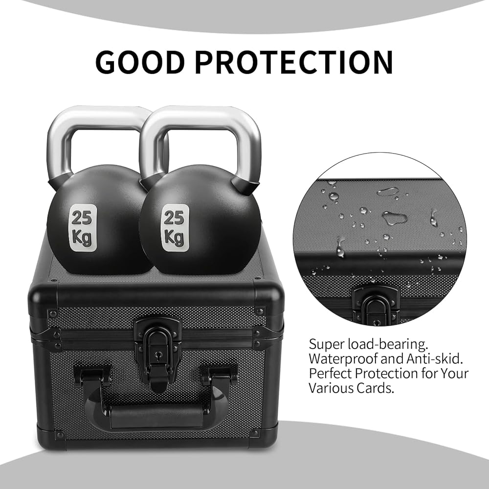 Amazon.com: KAGSWAMO Graded Card Storage Box, PSA Slab Card