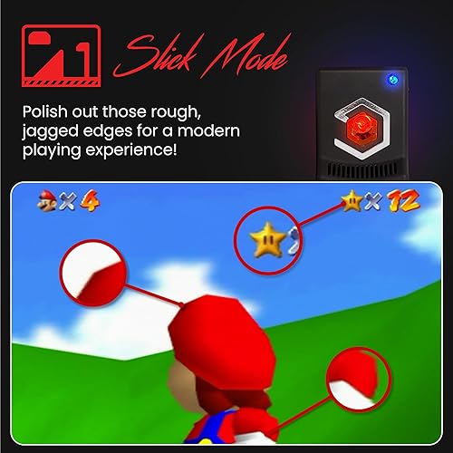 Miniatura 6 de Super 64  Adaptador N64 HD para consola N64 - Convertidor HDMI, Plug and Play, Zero Lag, Potenciador de video