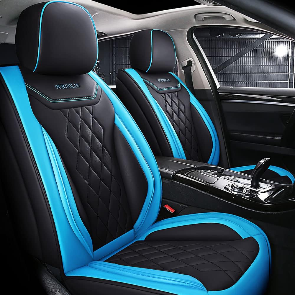 Anhebi Car Seat Cover for Ford F350 20112022,Leather Car