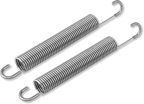 GUPO 6-14 pulgadas (2 piezas) de repuesto de acero inoxidable para sofá reclinable para sofá, silla, resorte de tensión, estilo de gancho de cuello