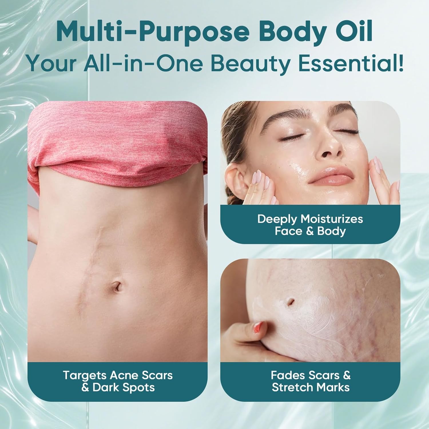 Frankincense and Castor Oil Rose Quartz Roller – Organic Cold-Pressed Castor Oil Roll-On with Removable Rose Quartz | Firms Smooths Skin, Brightens Eyes, Reduces Scars Stretch Marks 1.7FLOZ - Image 8