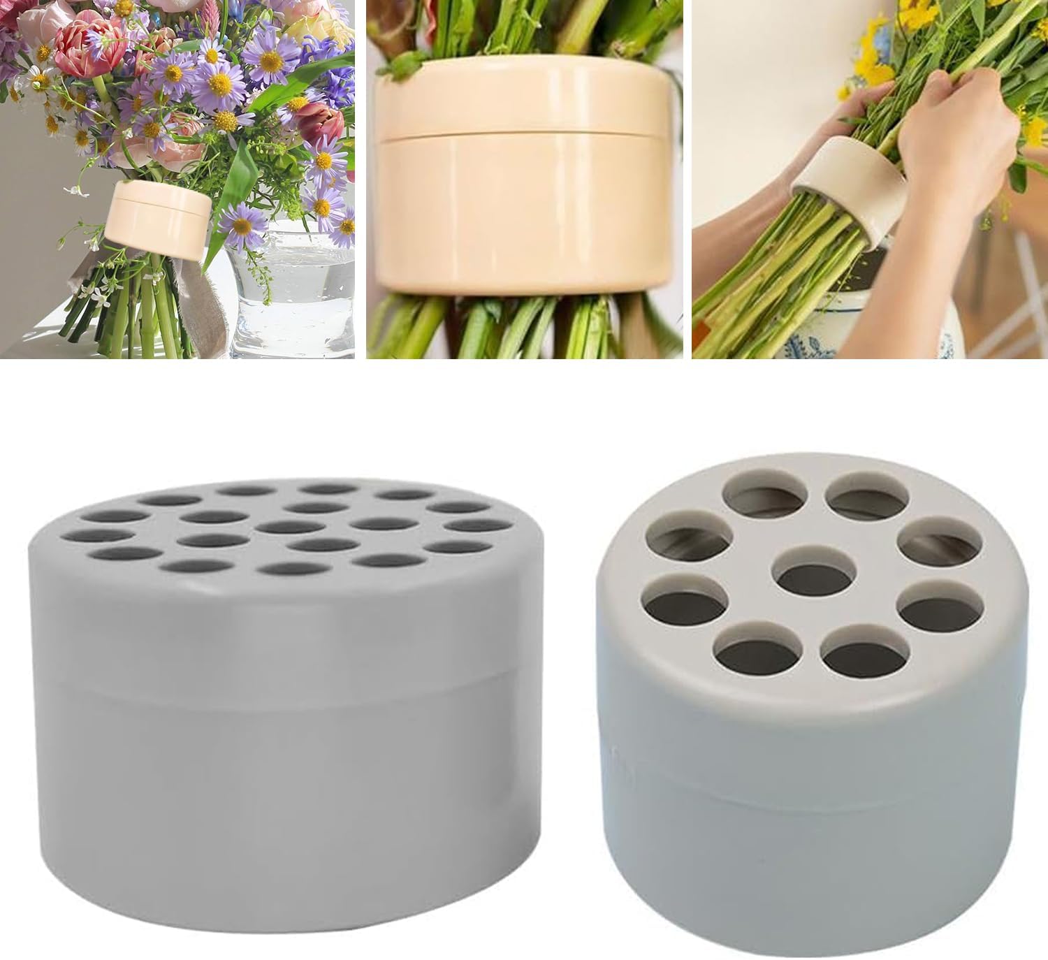 Spiral Blumenstielhalter - Ikebana Halter Für Blumenarrangements 5x4cm