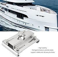 Vista 3 de OUKENS Soporte de anclaje de montaje en riel, soporte de anclaje vertical de acero inoxidable de grado marino para barcos, barcos, yates (grande)