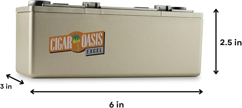 Cigar Oasis Excel Cigar Humidifier Replacement Cartridge - Easy Clip, Long-Lasting - Essential Electric Humidors for Cigars - Electric Humidifiers for Humidor & Cigar Humidor Accessories