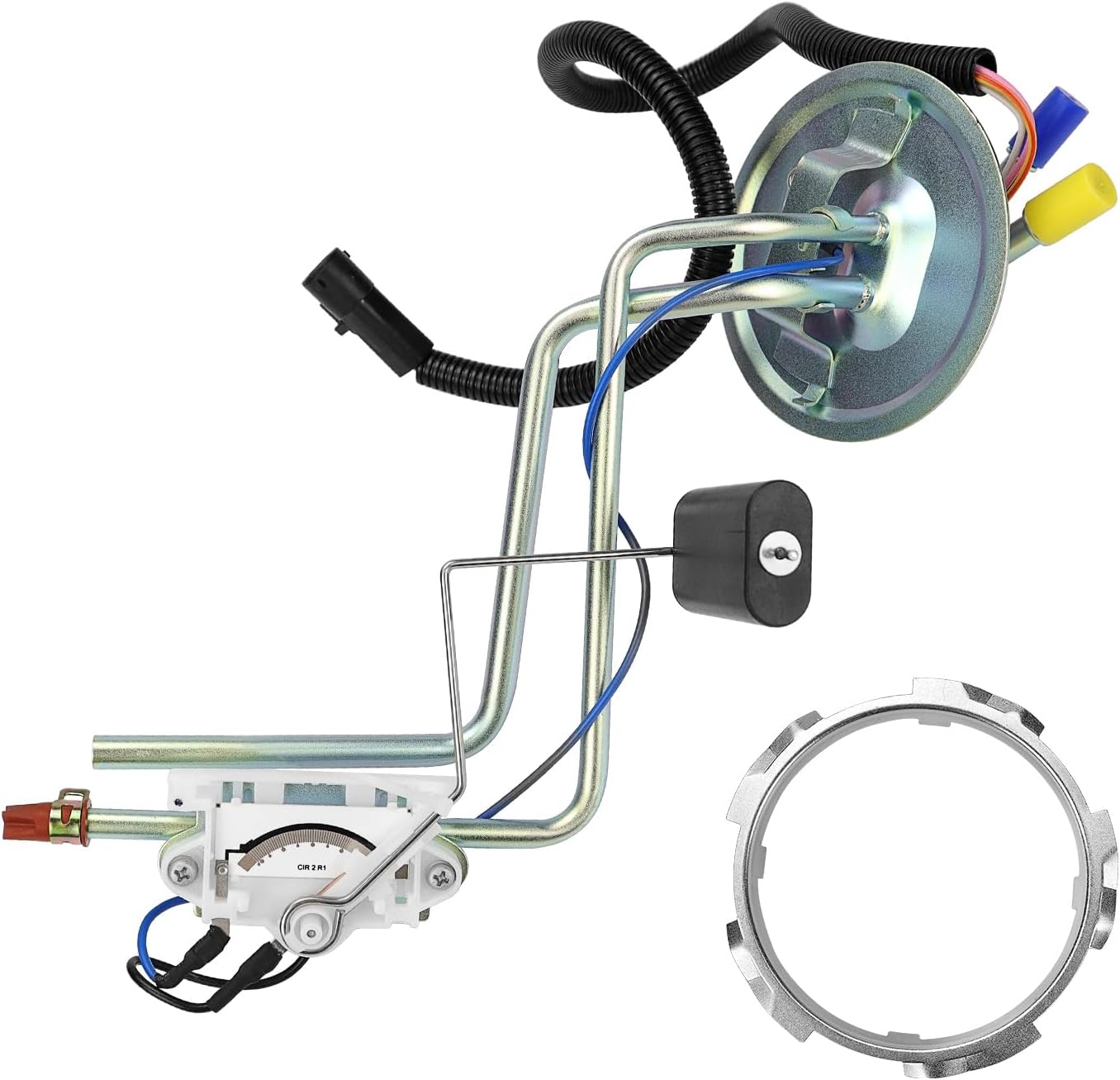 Diesel Pickup Fuel Sending Unit Compatible with 1994 1995 1996 1997 Ford F250 F350 Front Mideship Side 19 Gal Replace FMSU-9DE