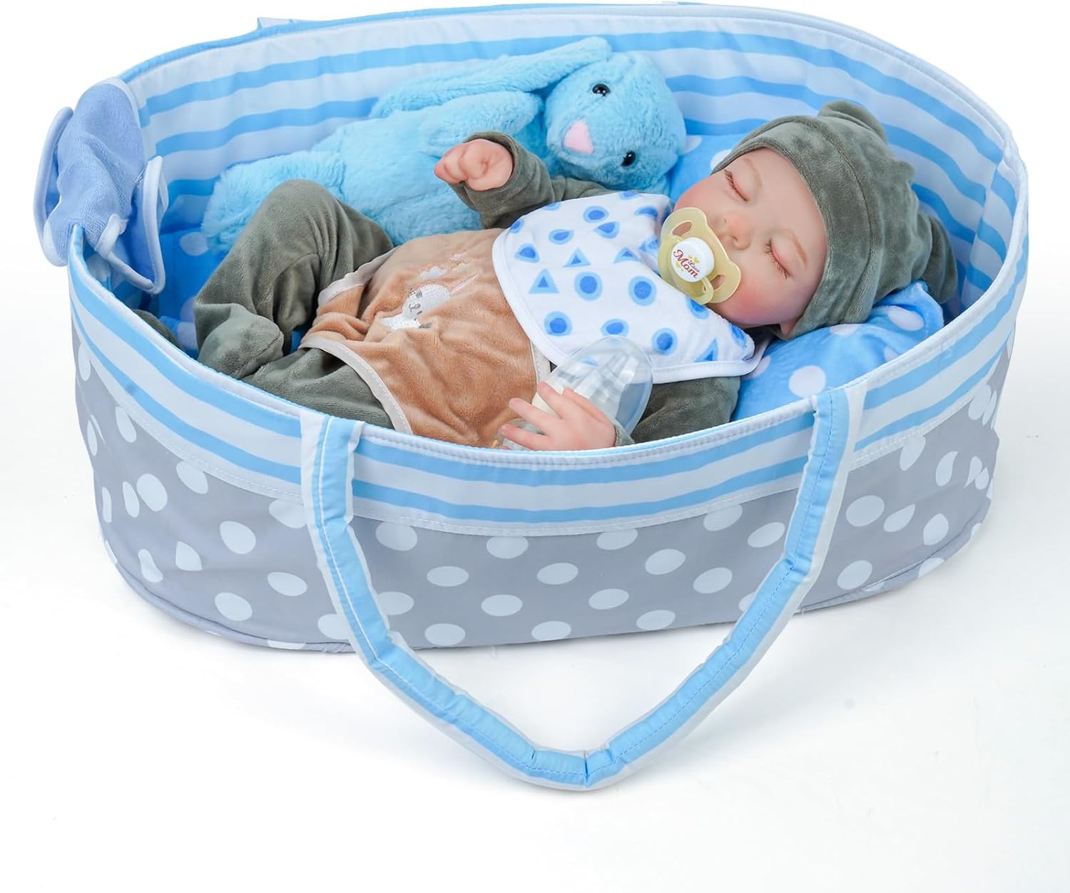 BABESIDE 17 Inch Reborn Boy Doll Tero - Realistic Baby Doll With Feeding Accessories For Kids Ages 3+