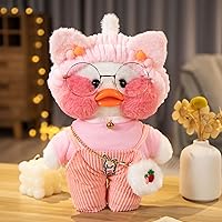 Vista 2 de Juego de ropa de pato, 15 piezas de accesorios Kawaii para peluches lindos, lindos vasos de peluche y ropa