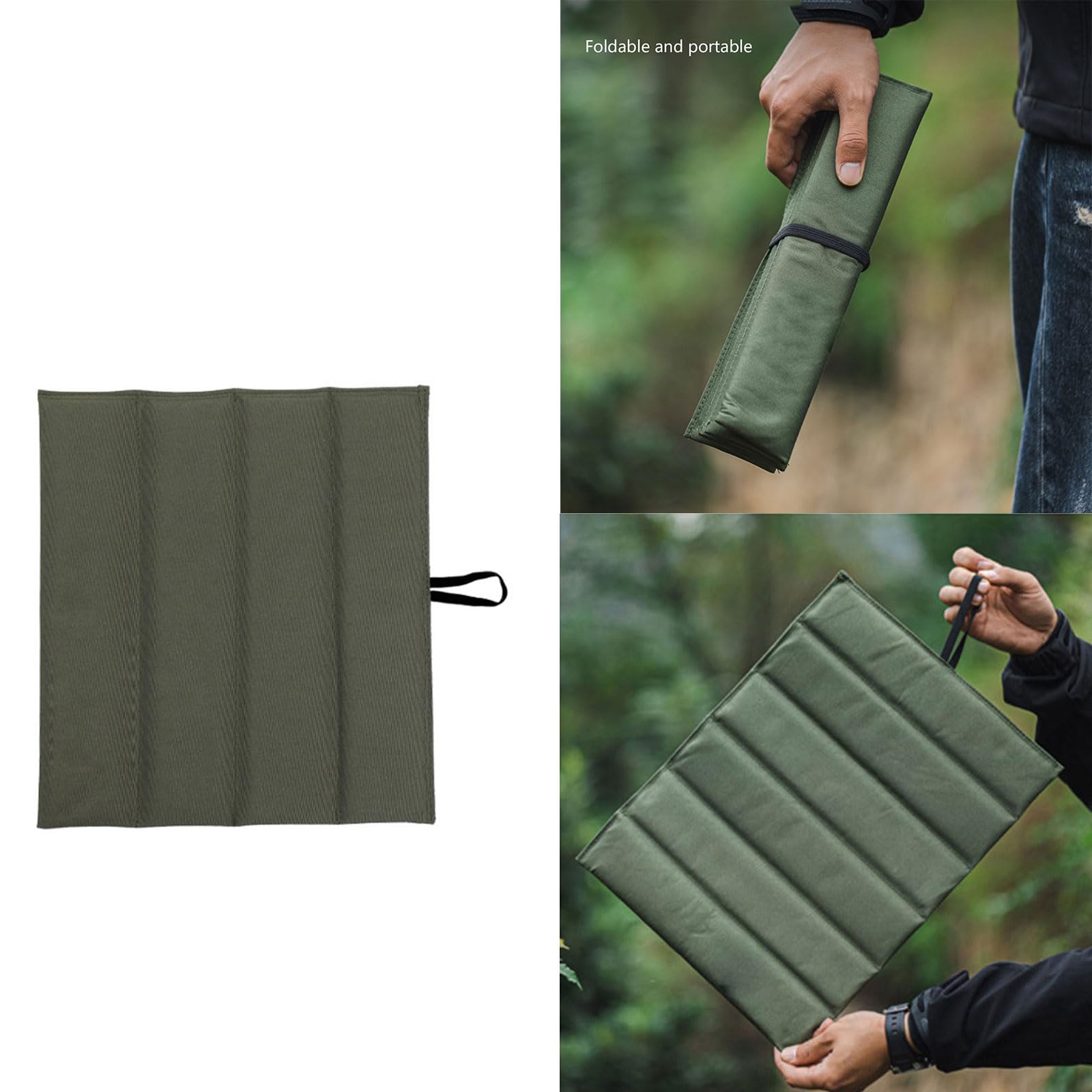 Portable Folding Outdoor Sit Mat Waterproofs Hiking Sit Pad Camping Seats Pad Moistureproof Seats Cushion Enduring