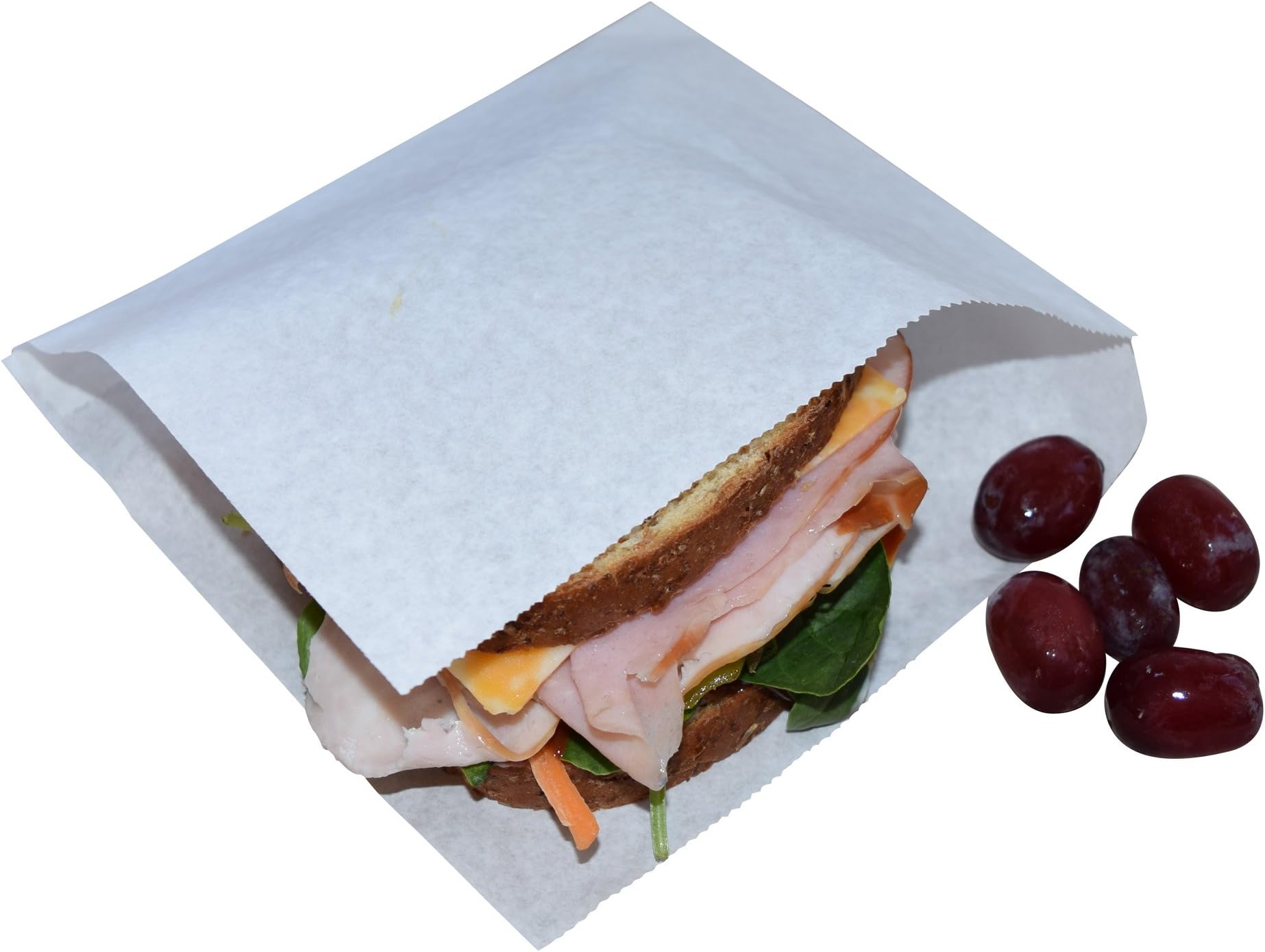 Deli Wrappers/Double Open/Pretzel Bags, White (250 Count)