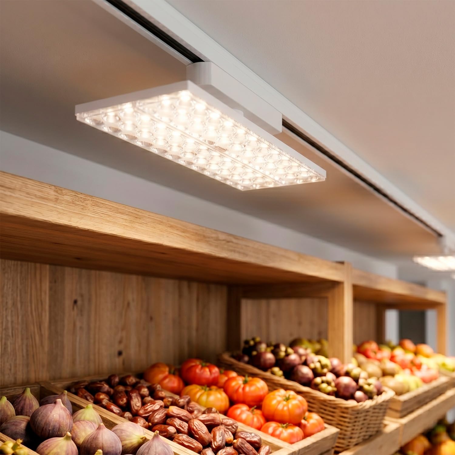 Faretto LED per binario Market bianco 30 W CCT | Greenice