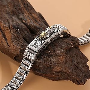ブレスレット WILLIE and DUFFY Iron Cross Chain Bracelet Silver 925 Handma il_fullxfull.