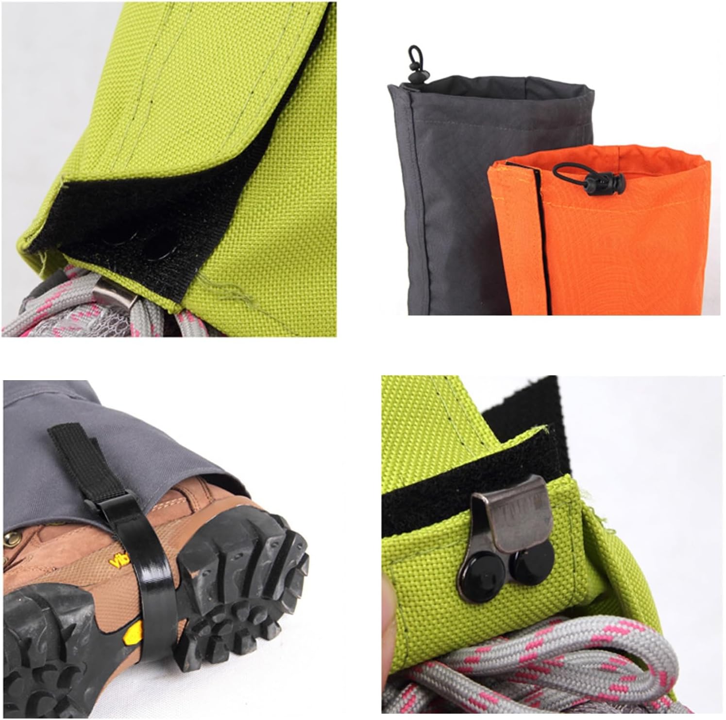 Leg Gaiters,Breathable Snake Gaiters Boots,Adjustable Lightweight Shoes Gaiters,Suitable For Hiking Mountaineering And Outdoor Climbing,etc.