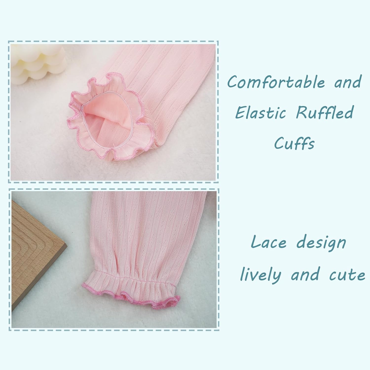 Baby Girls' Long Sleeve Shrug Cardigan, Toddler Button Closure Ruffle Knitted Bolero Cardigan Shrug Sweater Tops