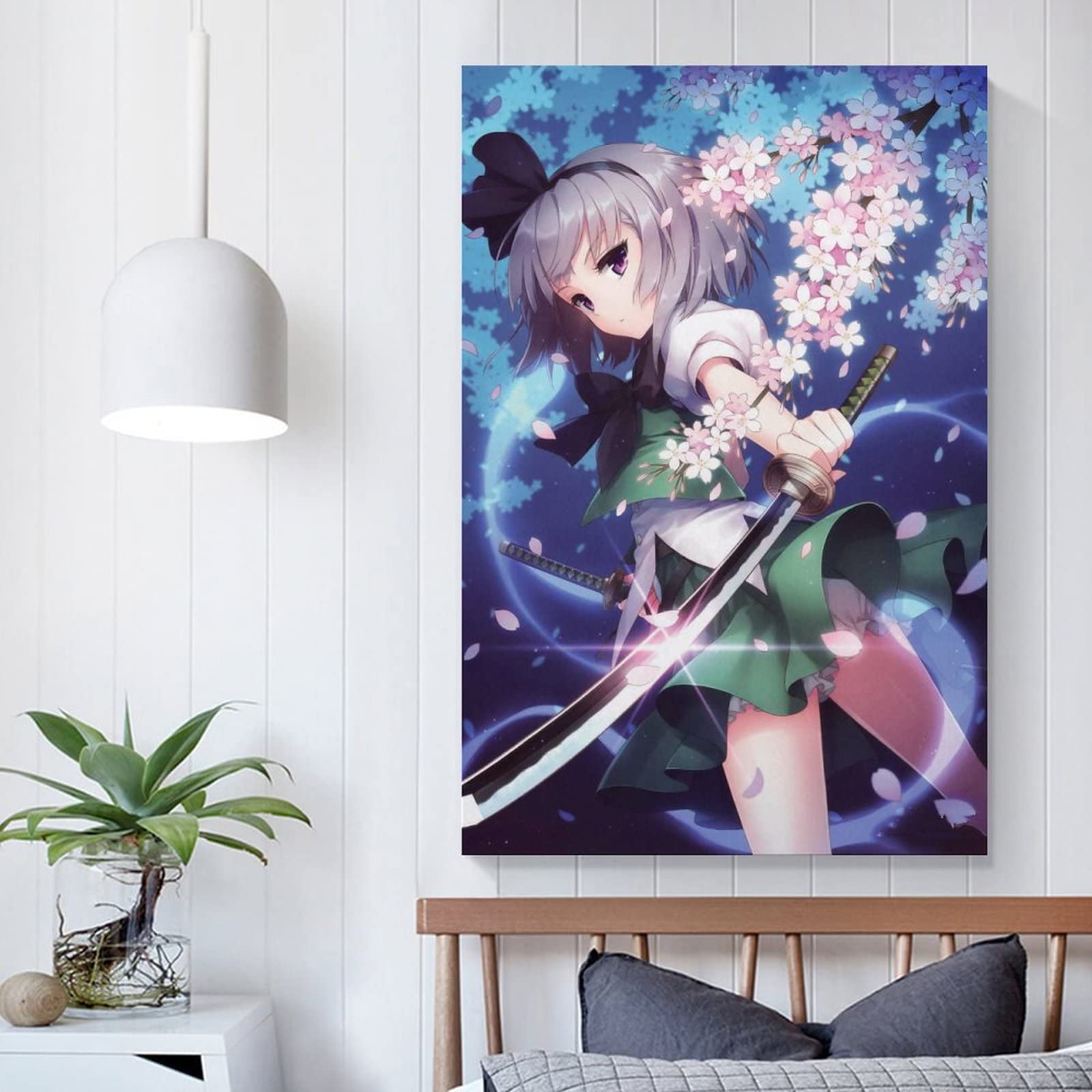 【絵画】魂魄【原画】手描き ポスター イラスト インテリアやプレゼントにも！ Amazon.co.jp: 東方Project 魂魄妖夢 こんぱく ようむ (39