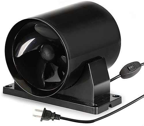 Hose Vary Ventilador de conducto en línea de 4 pulgadas ventilador de entrada de escape HVAC ventilador de ventilación de 2 velocidades 70 CFM 52