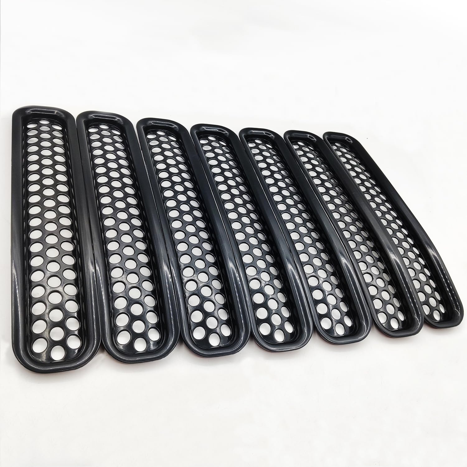 Front Grille Fit for Jeep Wrangler TJ 1997-2006 Black Hood Grill Guard Insert Mesh Grilles