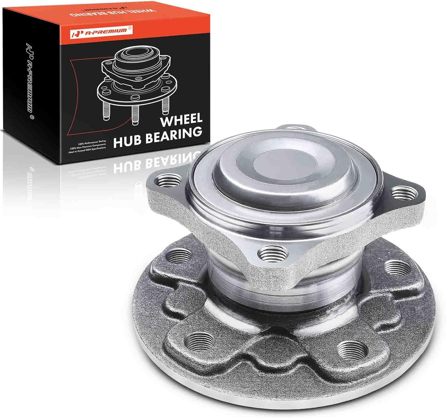 A-Premium Wheel Bearing and Hub Assembly Compatible with Mini Cooper 2016-2017, Cooper Clubman 2016-2019, BMW i3 2014-2019