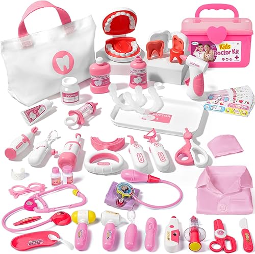 Liberry Juguetes para niños de 2, 3, 4, 5 años, regalo de Navidad, cumpleaños, kit médico para niños pequeños, juego médico