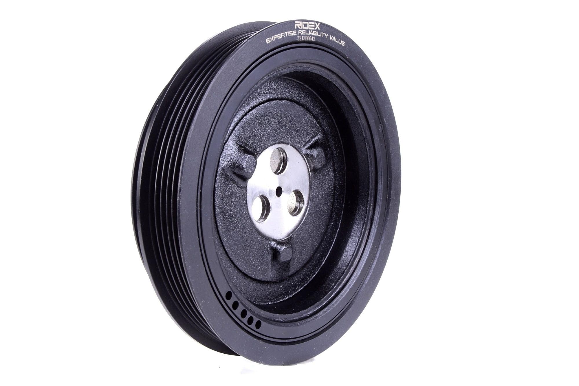 RIDEX 3213B0042 Riemenscheibe Kurbelwelle Kurbelwellenriemenscheibe 6-Rippen Kompatibel mit CITROËN JUMPER Kasten 038105243K 0515S9 0515T1