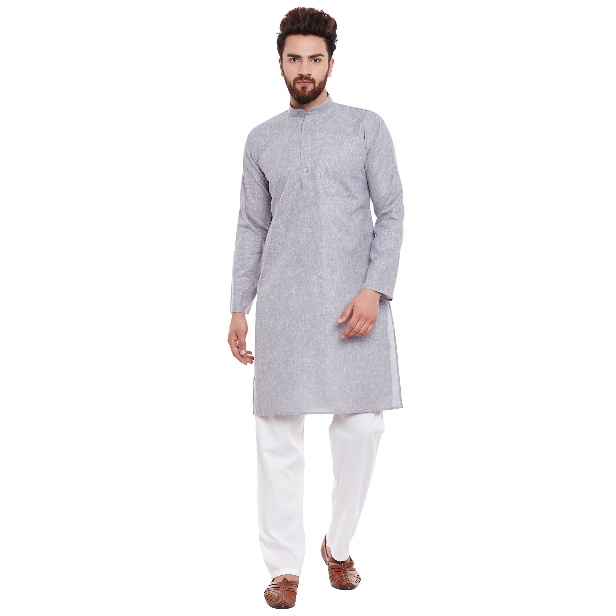 Kurta Pathani Sojanya ropa de algodon comoda para vestir elegante 8