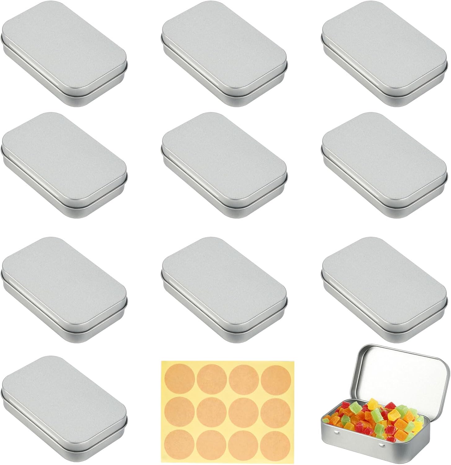 DOITOOL 4er Set Vintage Metalldosen - Abschließbare Blechdosen Für Schmuck