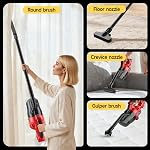 Cordless Vacuum Cleaner for Milwaukee M18 18V Battery, 500W Handheld Vacuum Cleaner with Washable Filter, Portable Stick Vacuum for Floor Carpet Car Hardwood Pet Hair(Battery Not Included)