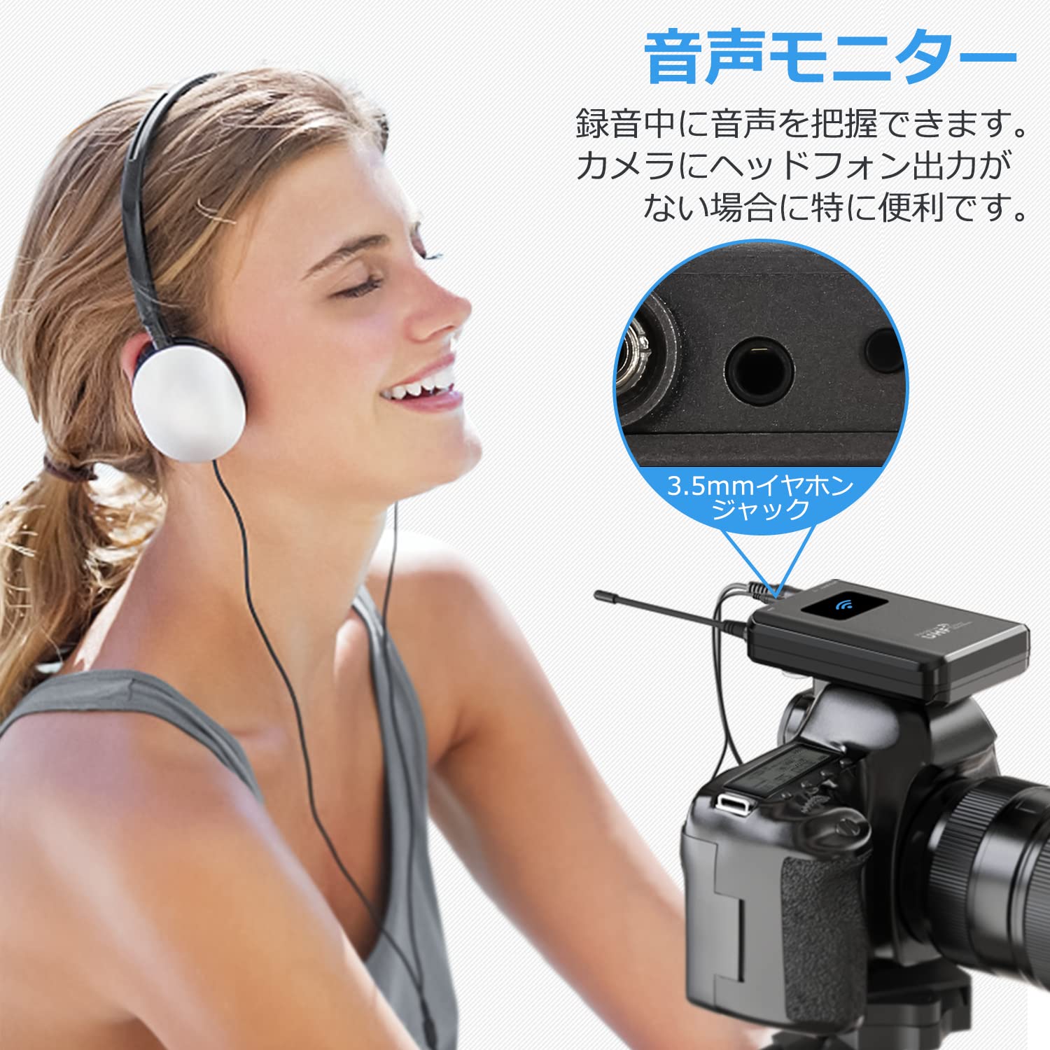 ワイヤレスマイク✨9種類効果音音声収録1秒ペアリング音声