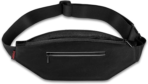 MEDMAX Diabetic Running Belt with Adjustable Waist, Insulin Pump Belt Holder Organizer Waist Pouch, Epipen Medical Fanny Pack Bag (Black)
