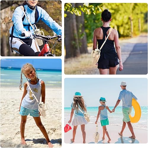 Miniatura 7 de 7PCS Water Bottle Carrier Bag, Stanley Cup Holder with Strap Pouch 40 oz Stanley Cup Carrier with Stanley Tumbler Accessories Spill Leak Proof