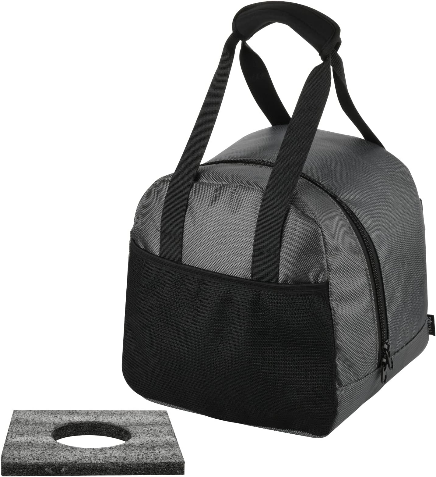 Makingtec Bowling Ball Tote Bag With Padded Holder Large Accessory Pocket Fits As Add One To Roller Also Single Pair Of Shoes