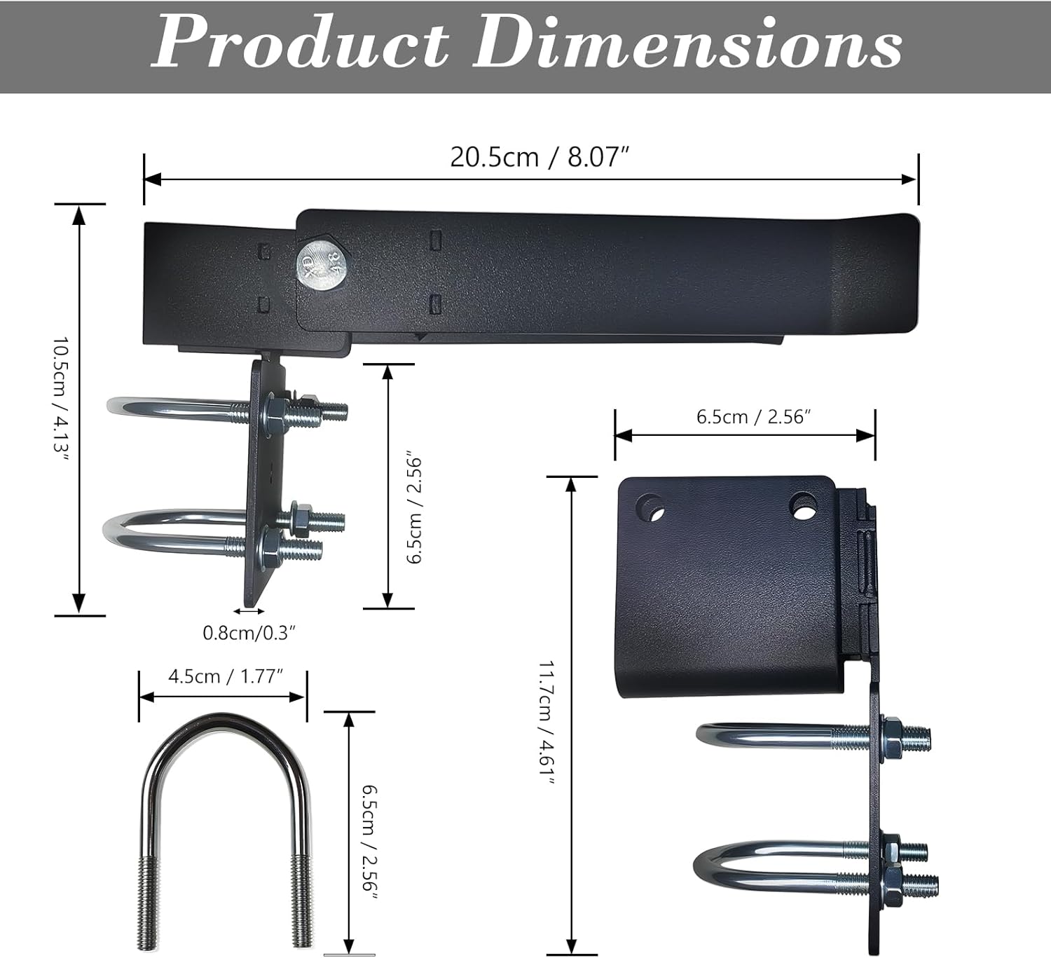 Heavy Duty Double Gate Latch for 1-3/8" Frame, Farm Gate Latch & Chain Link Fence Latch with Padlock Hole, Galvanized Steel Latches for Metal Gates on Ranch, Yard & Farm.