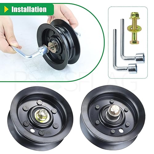 Miniatura 9 de La polea tensora plana 132-9420 reemplaza la polea tensora plana Toro 106-2175, polea tora plana Toro 1329420, polea tensora Toro 132-9420, 132