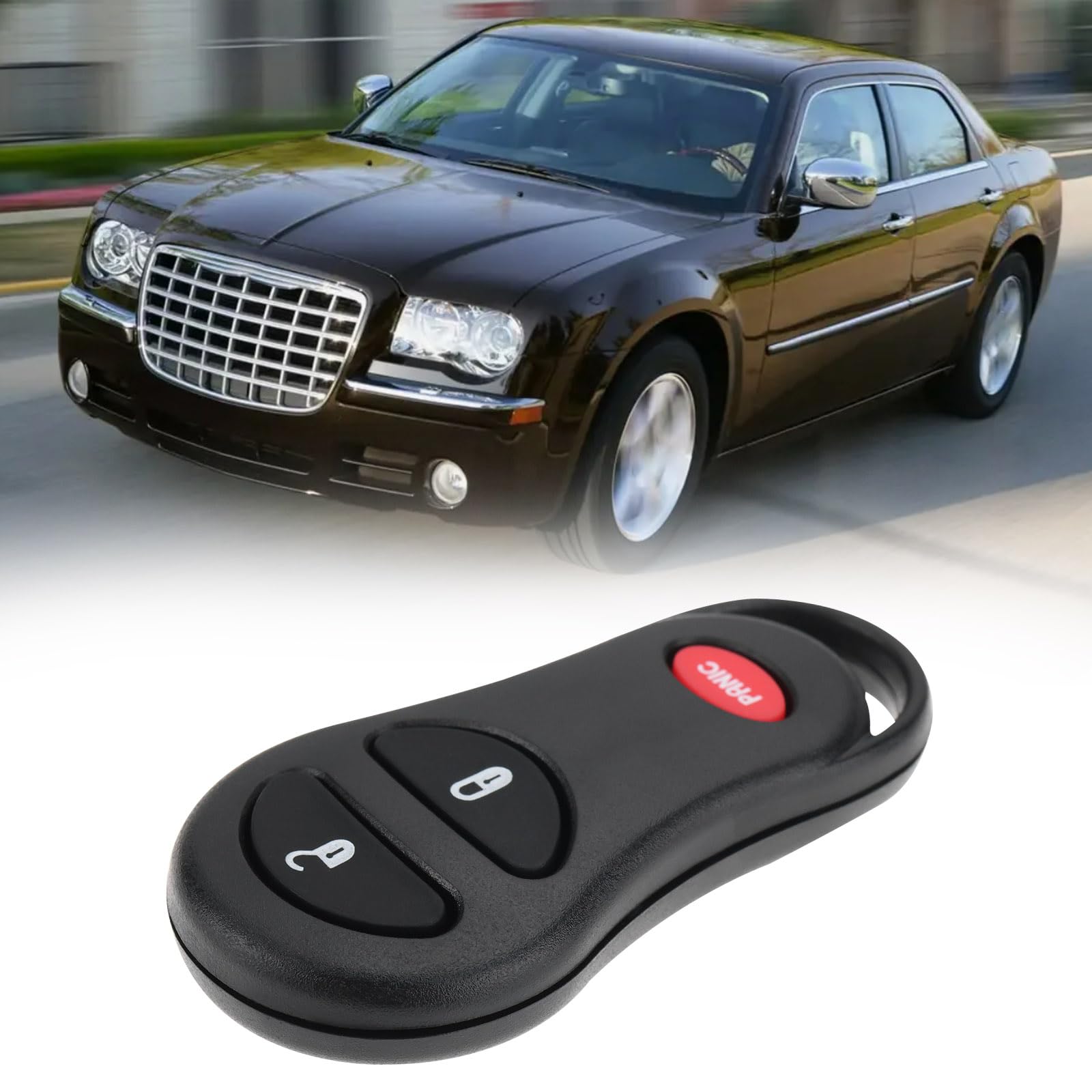 2X Custodia Per Chiave Telecomando Con Smart Card Per Auto A 4 Pulsanti Per Alphard Estim~p146463148