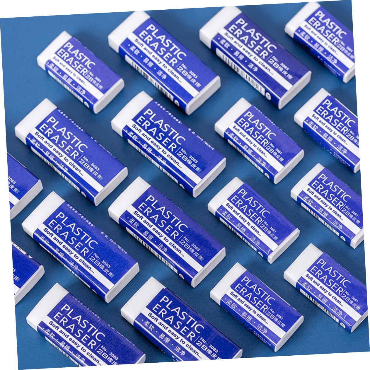 Gadpiparty 4 Ensembles Gommes À Effacer Pour Étudiants Gommes Scolaires Plastique Fournitures De Bureau Pour Écoles Et Tests Effaçage Facile Et Pratique 30 Pièces * 4